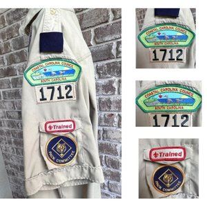 Boy Scouts Of America Uniform Shirt Ladies 42/ 44  Coastal Carolina SC 1…